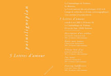 5 lettres d’amour 4 mai 2002, Cinémathèque de Toulouse