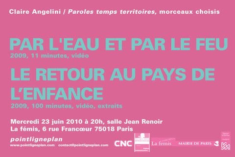 Claire Angelini, par l'eau et par le feu